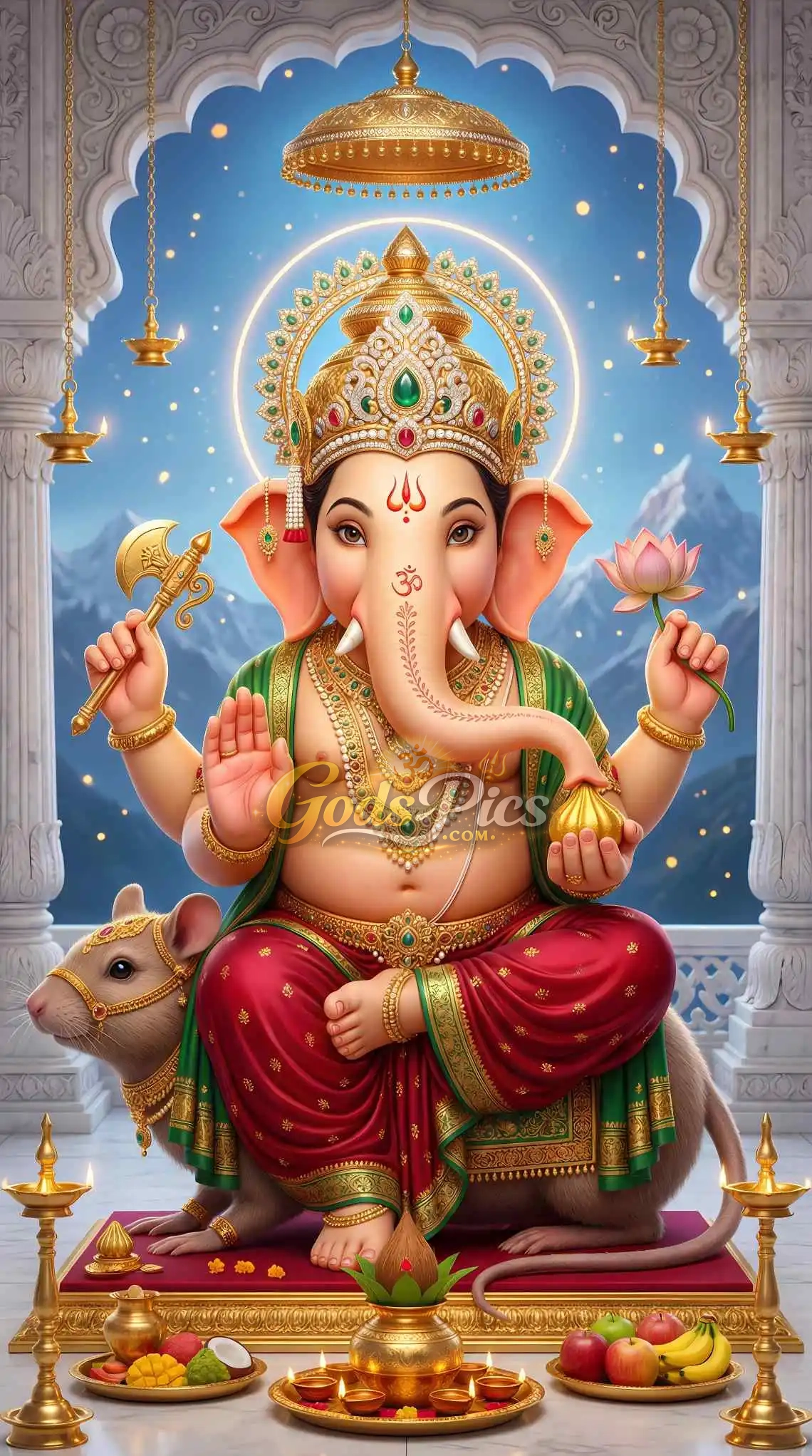 Lord Ganesha 4K HD Marble Wallpaper (2 Images) 1 Lord Ganesha 4K HD Marble Wallpaper (2 Images)