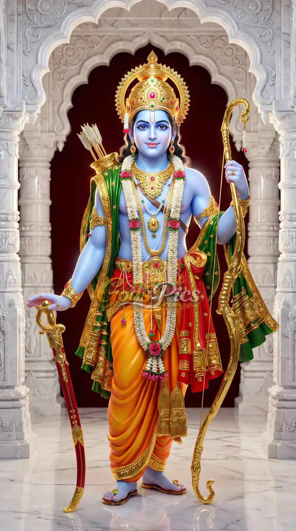 Lord Ram Best Marble theme Full HD Wallpaper Download 1 Lord Ram Best Marble theme Full HD Wallpaper Download