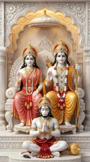 Lord Rama Sita HD Marble Theme Wallpaper (2 Image) Hanuman Ji HD Wallpaper Lord Ram Ji HD Wallpaper Images Marble Themes Wallpaper