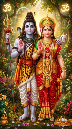 Lord Shiva & Parvati 4K HD Wallpaper Mahadev Image Download Parvati Ji Free Wallpaper Download