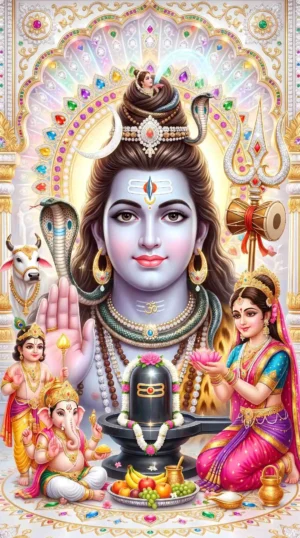 Lord Shiva & Parvati Family 4K Wallpaper (3 Images) Lord shiva Free HD Wallpaper Parvati Ji hd Wallpaper Lord Ganesha HD Wallpaper