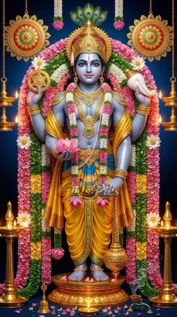 Lord Vishnu HD Wallpaper Free Download