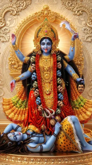 Maa Kali Mahakali HD Wallpaper Maa Kali Mahakali HD Wallpaper Standing on Lord Shiva