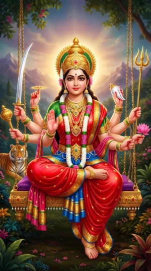 Durga Ji 8K HD Wallpaper Downlaod
