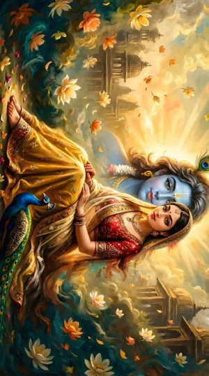 Krishna And Radha Ji Beautiful 8k Images