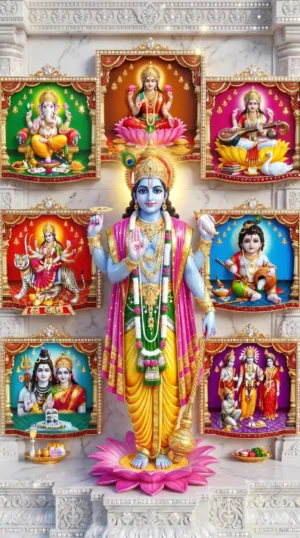 Lord Vishnu 8K College Gods Pics Download