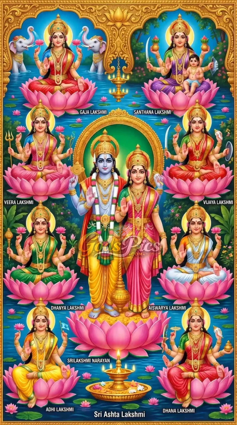Lord Vishnu And Maa Laxmi Ji Wallpaper