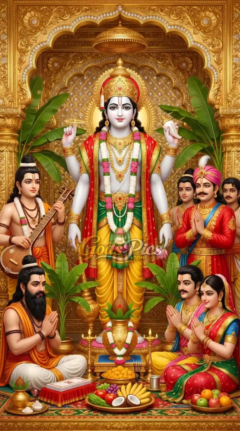 Lord Vishnu Vasudev 8K HD Wallpaper Download