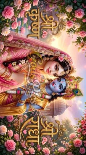 Radha Krishna Beautiful Pink Theme 4K Wallpaper Download Free | Divine HD Images