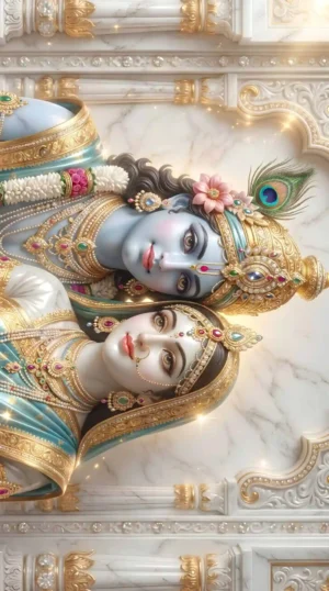 Radha Krishna Best Quality 8K Marble Images