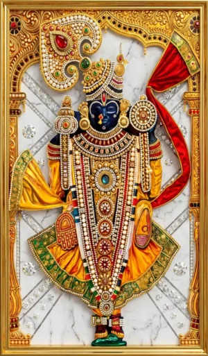 Shreenathji Pichwai 4K HD Wallpaper Download (2 Images)