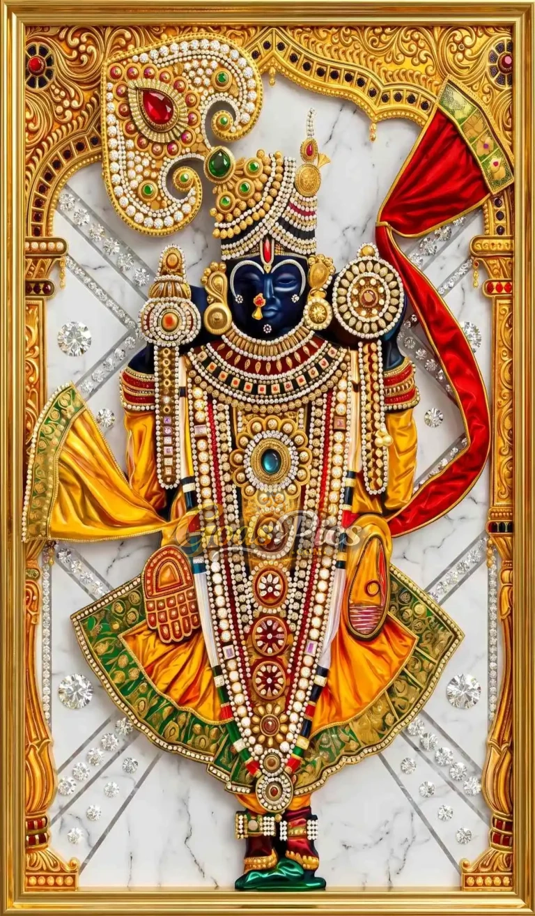 Shreenathji Pichwai 4K HD Wallpaper Download (2 Images)