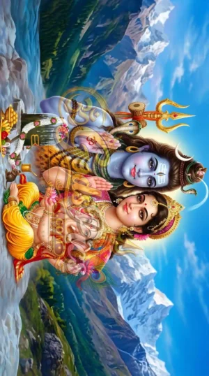 Beautiful Wallpaper Lord Shiva Family 8K HD Download (3 Images)