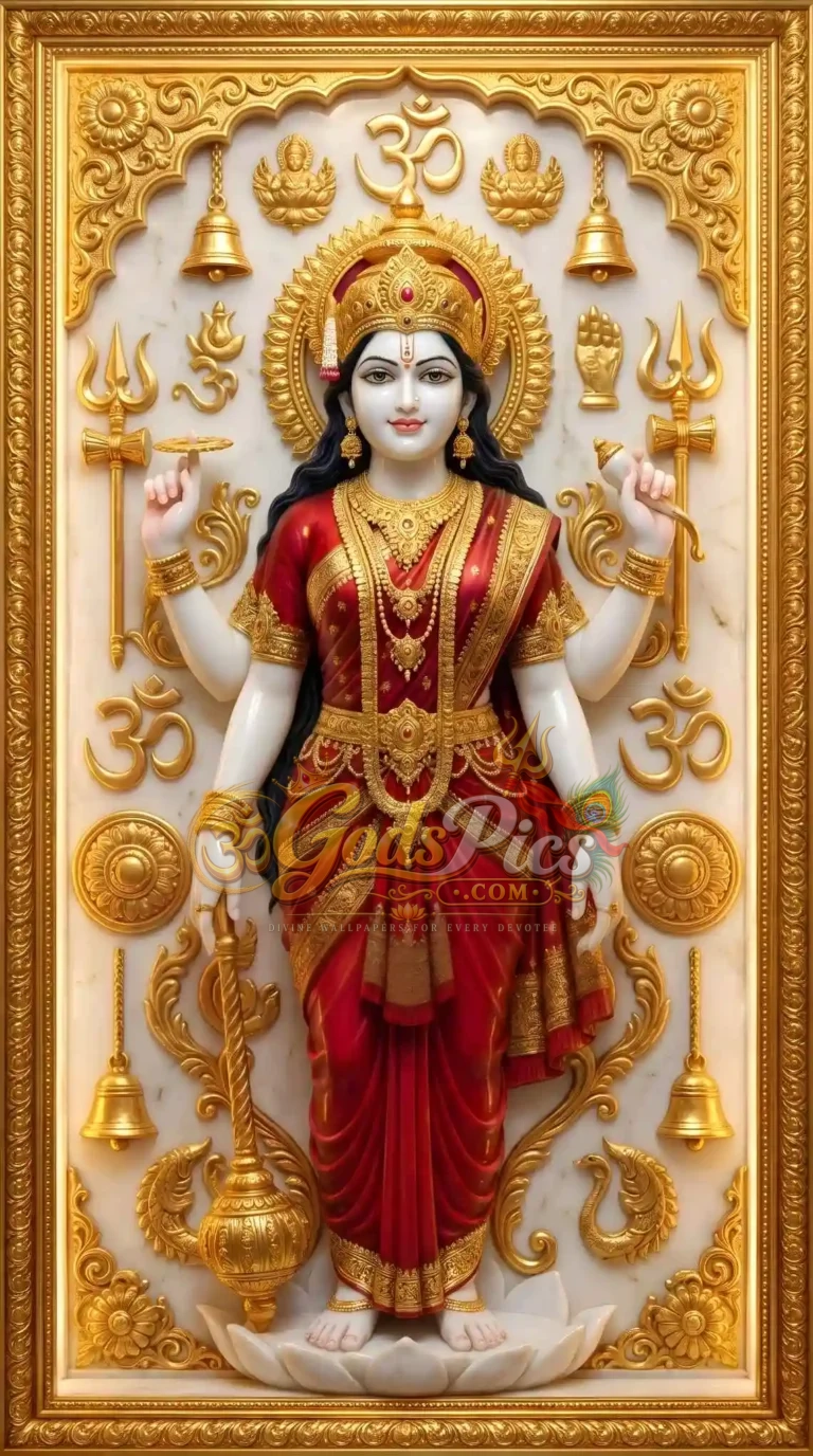 Golden theme Laxmi ji HD Wallpaper Download