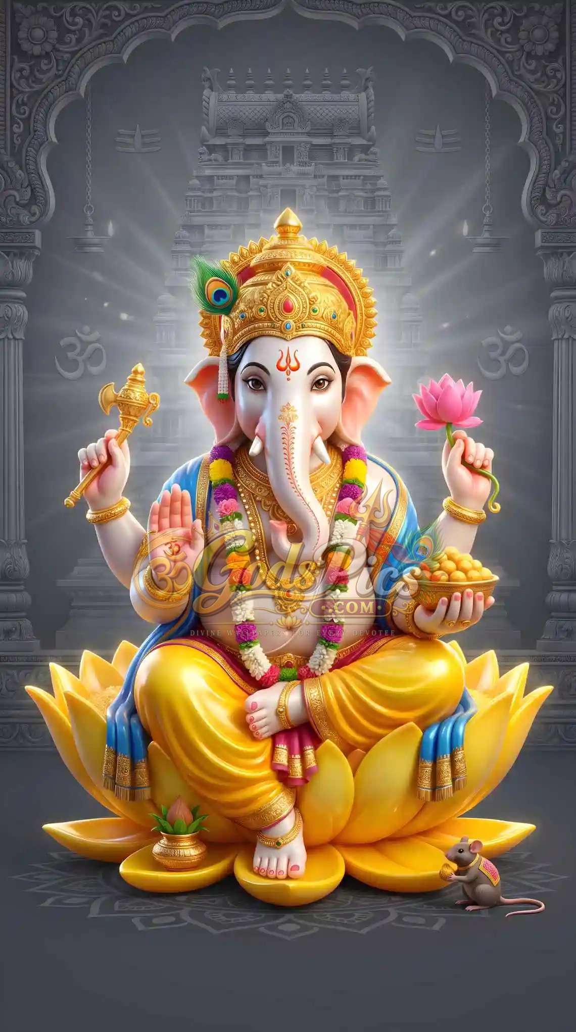 Lord Ganesh Beautiful Latest Art 8K HD Wallpaper (2 Images) 1 Lord Ganesh Beautiful Latest Art 8K HD Wallpaper (2 Images)