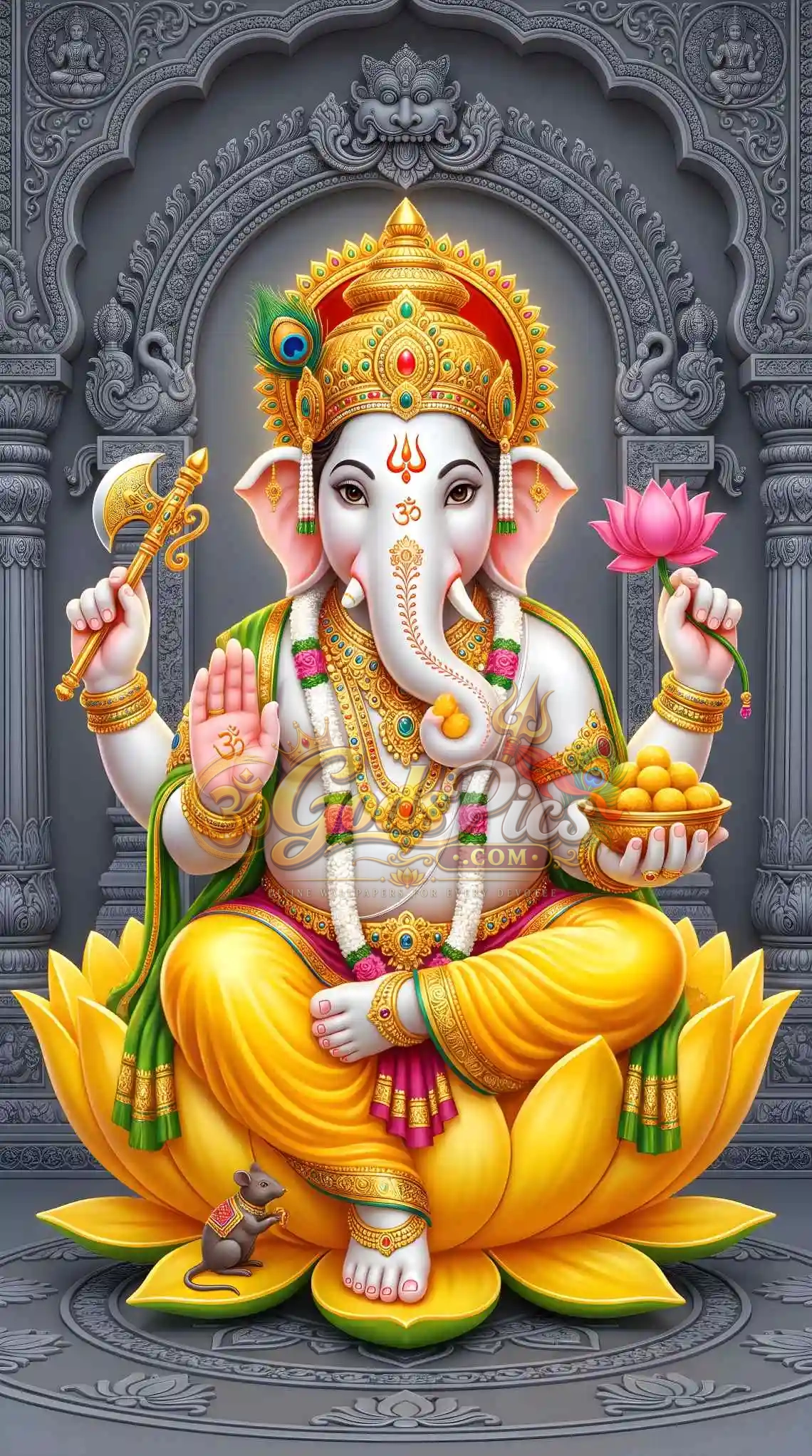 Lord Ganesh Beautiful Latest Art 8K HD Wallpaper (2 Images) 2 Lord Ganesh Beautiful Latest Art 8K HD Wallpaper (2 Images)