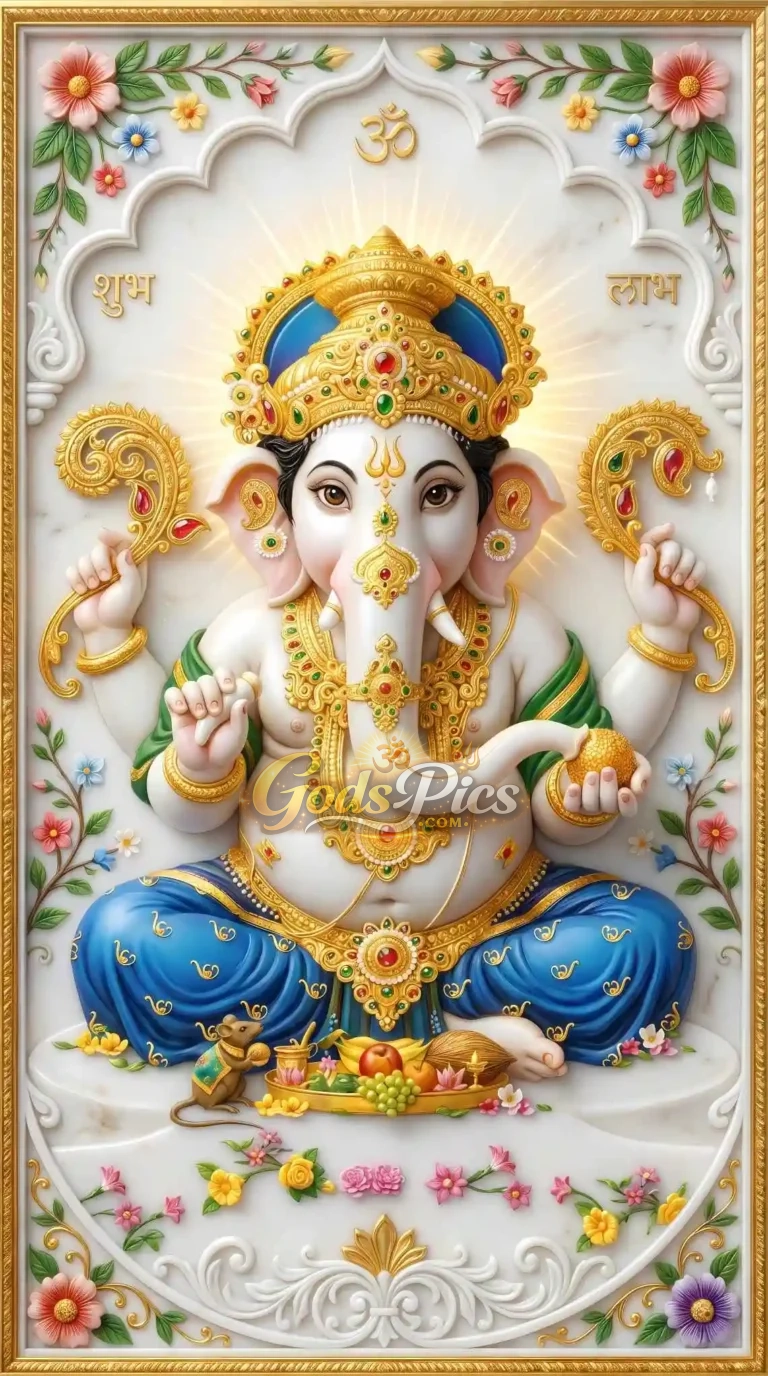 Lord Ganesha HD Wall Art Image Download (4 Images)