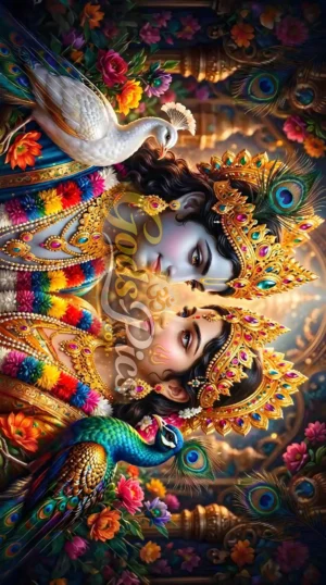 Lord Krishna And Radha High Quality Computer Wallpaper (2 Images) Radha Ji HD Wallpaper Download
