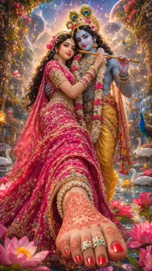 Lord Krishna & Radha Ji Latest Art by Gods Pics (3 Images)