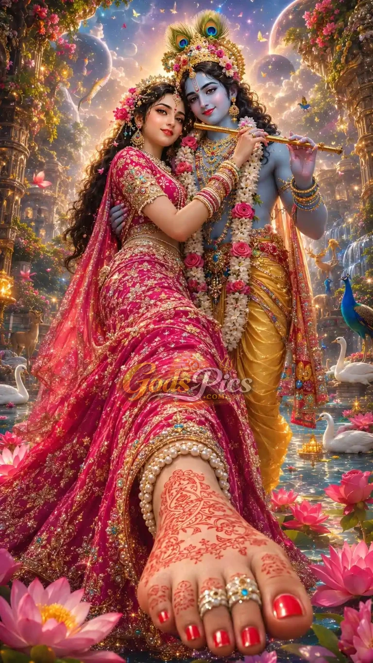 Lord Krishna & Radha Ji Latest Art by Gods Pics (3 Images)