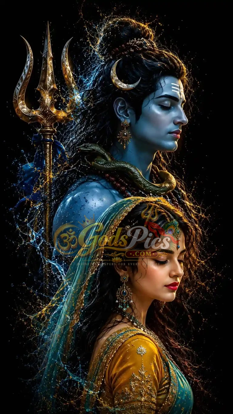 Lord Shiv And Maa Parvati 8K HD Wallpaper Download