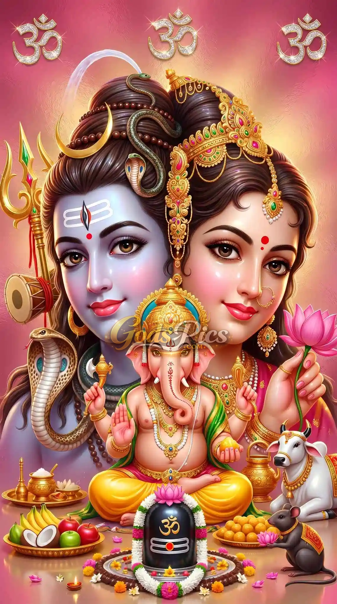 Lord Shiva Parvati & Ganesh HD Wallpaper (4 Images) 3 Lord Shiva Parvati & Ganesh HD Wallpaper (4 Images) - Image 3