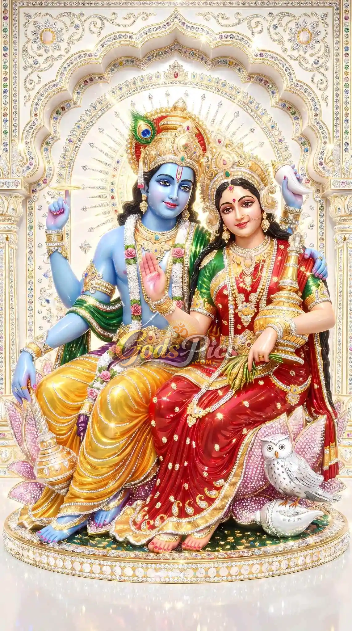 Lord Vishnu And Laxmi Ji Best 4K HD Wallpaper (2 Images) 1 Lord Vishnu And Laxmi Ji Best 4K HD Wallpaper (2 Images)