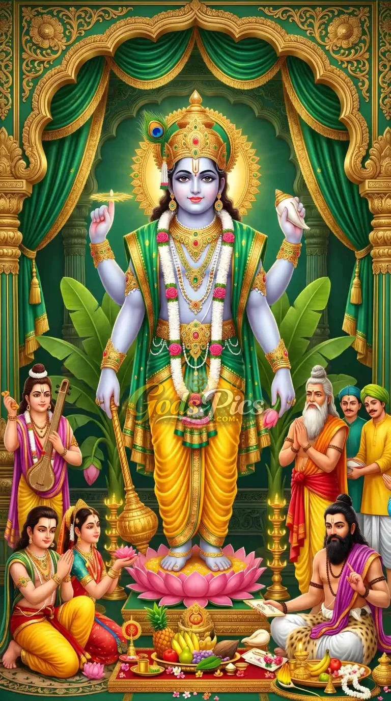 Lord Vishnu Vasudev HD Wallpaper Download (2 Images)