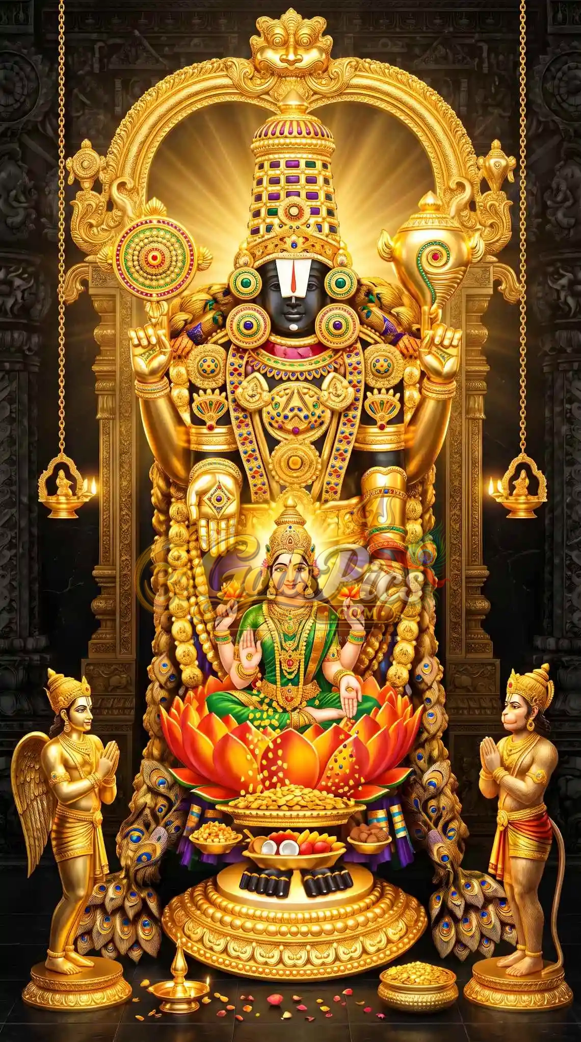 4 High Quality Lord Venkateshwara and Laxmi Ji HD Printing Wallpaper 4 4 High Quality Lord Venkateshwara and Laxmi Ji HD Printing Wallpaper - Image 4