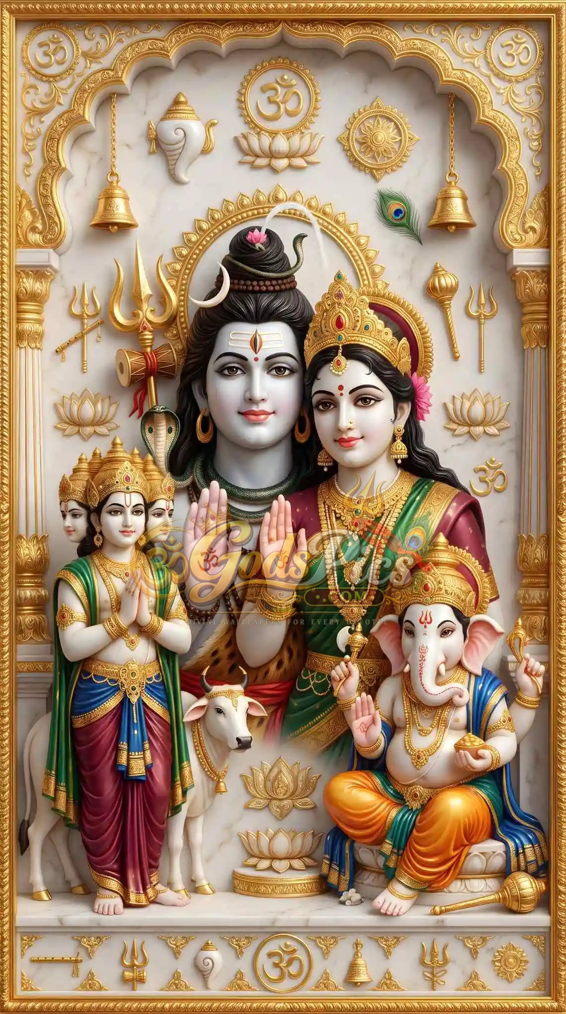 Beautiful Custom HD Wallpaper Lord Shiva And Family (2 Images) 1 Beautiful Custom HD Wallpaper Lord Shiva And Family (2 Images)