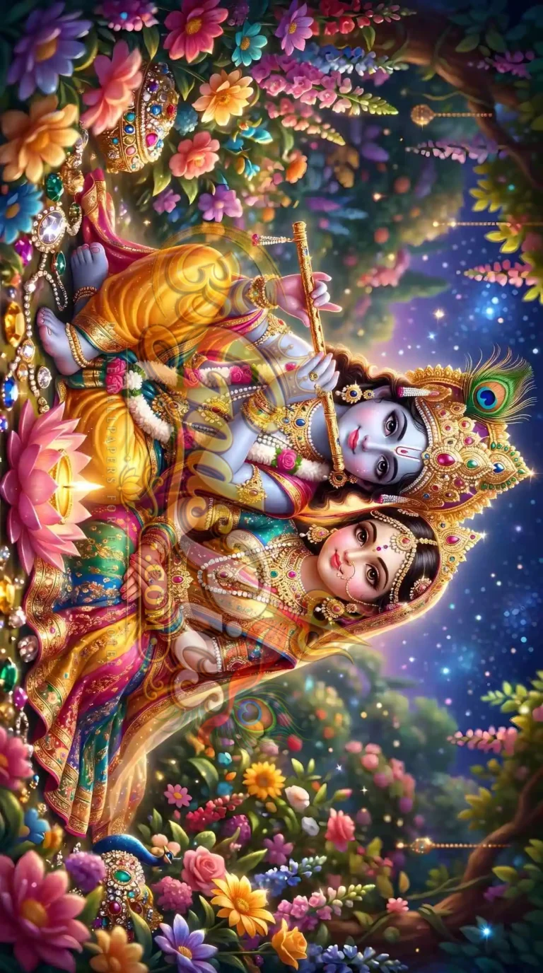 Beautiful HD Wallpaper Radha & Krishna Download