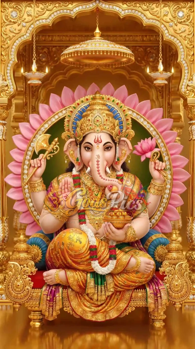 Beautiful Lord Ganesh Full 8K HD Wallpaper Download
