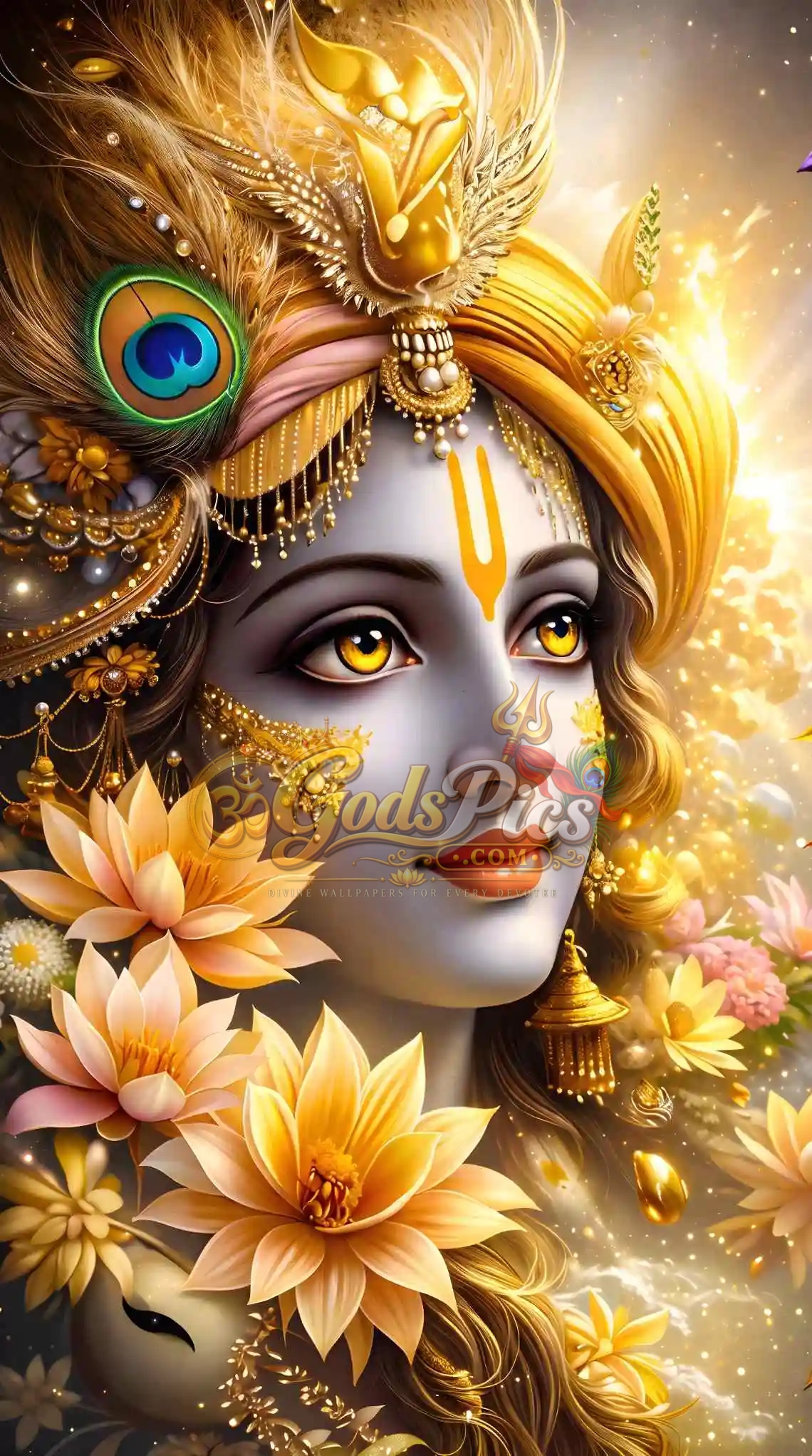 Lord Krishna Beautiful HD Art 4K Wallpaper Download 1 Lord Krishna Beautiful HD Art 4K Wallpaper Download