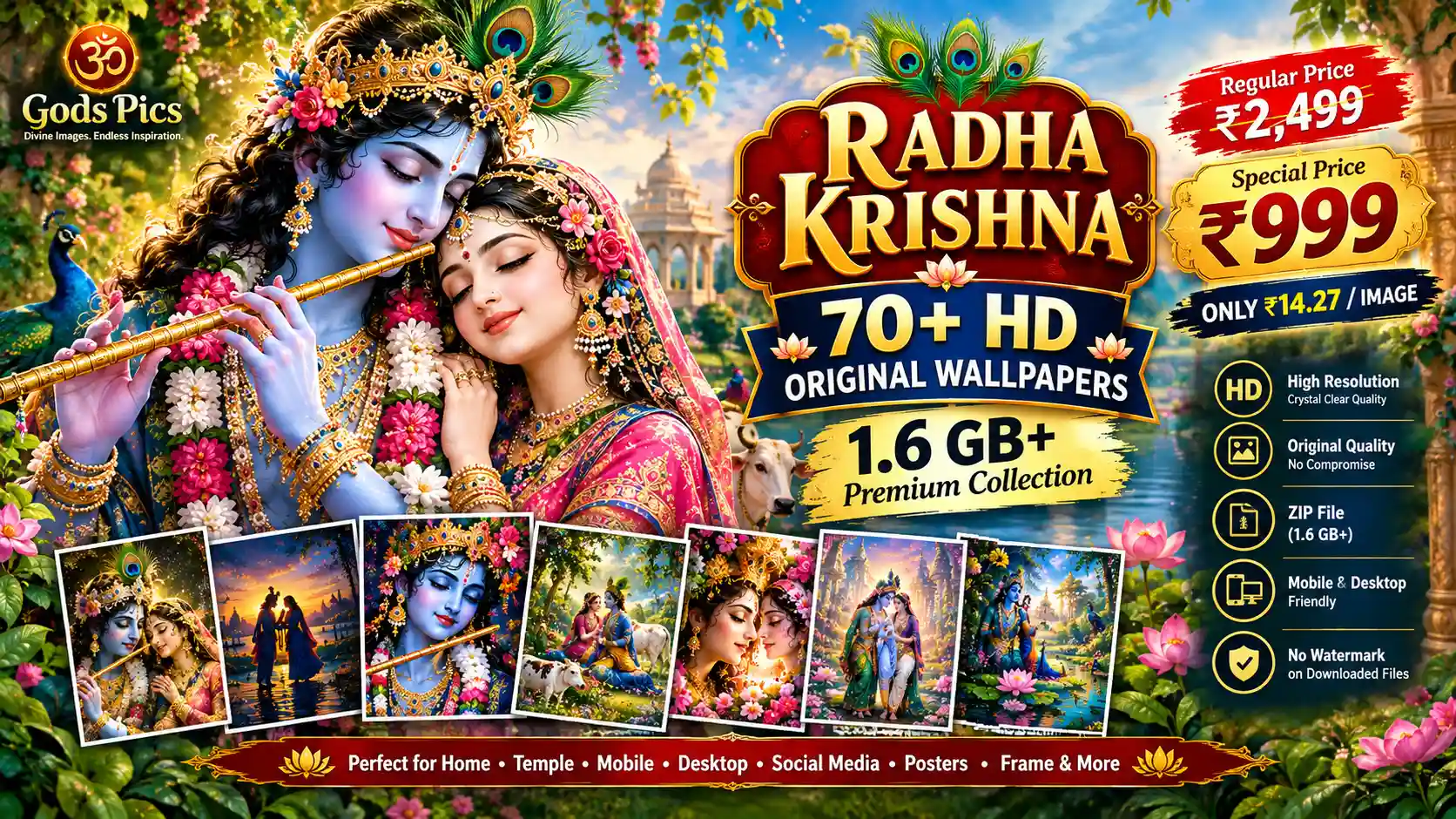 Radha Krishna 70+ HD Wallpaper Download By Gods Pics