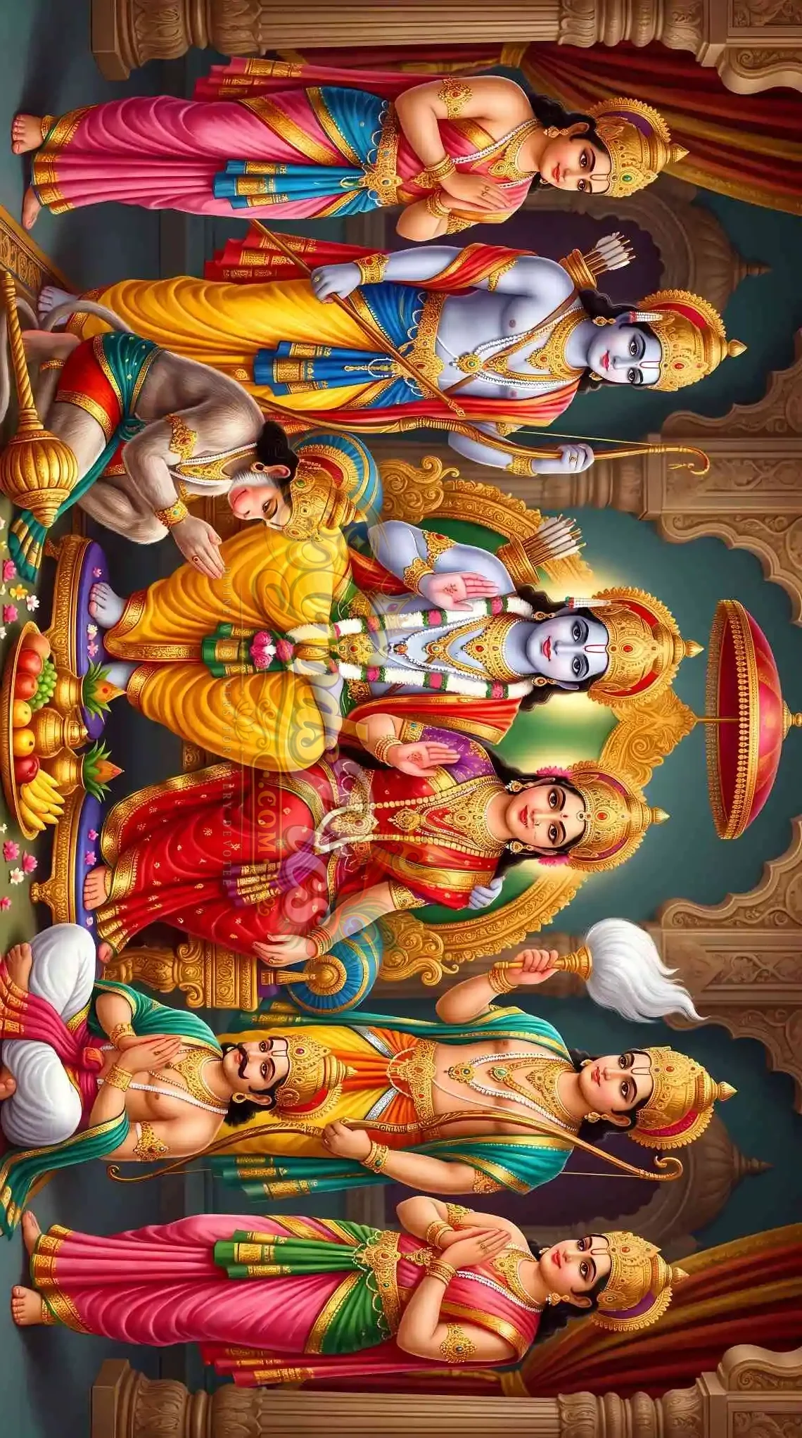 4 Latest Shri Ram Darbar 8K HD Wallpaper Collection 4 4 Latest Shri Ram Darbar 8K HD Wallpaper Collection - Image 4