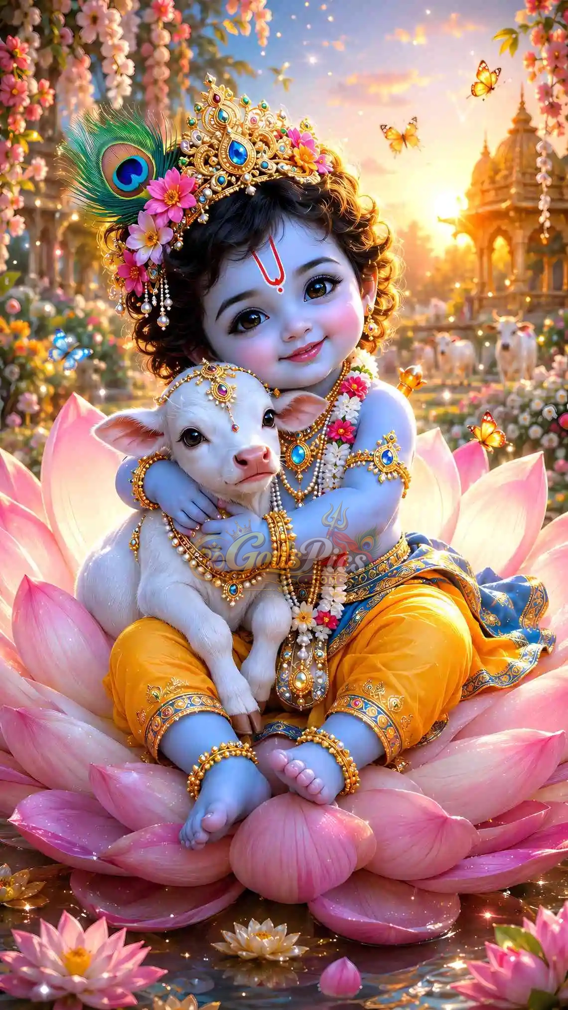 Baal Krishna Best Quality 8K Wallpaper (4 Images) 3 Baal Krishna Best Quality 8K Wallpaper (4 Images) - Image 3