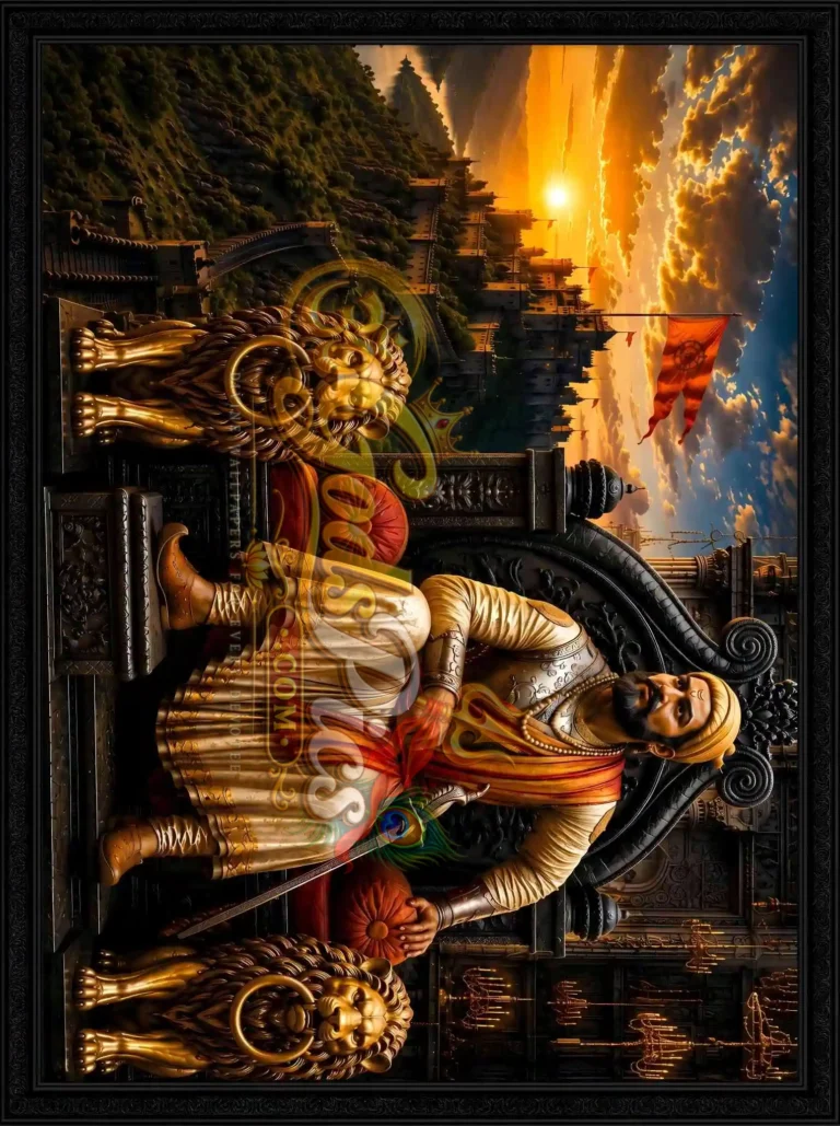 Chhatrapati Shivaji Maharaj 8K Printing Wallpaper