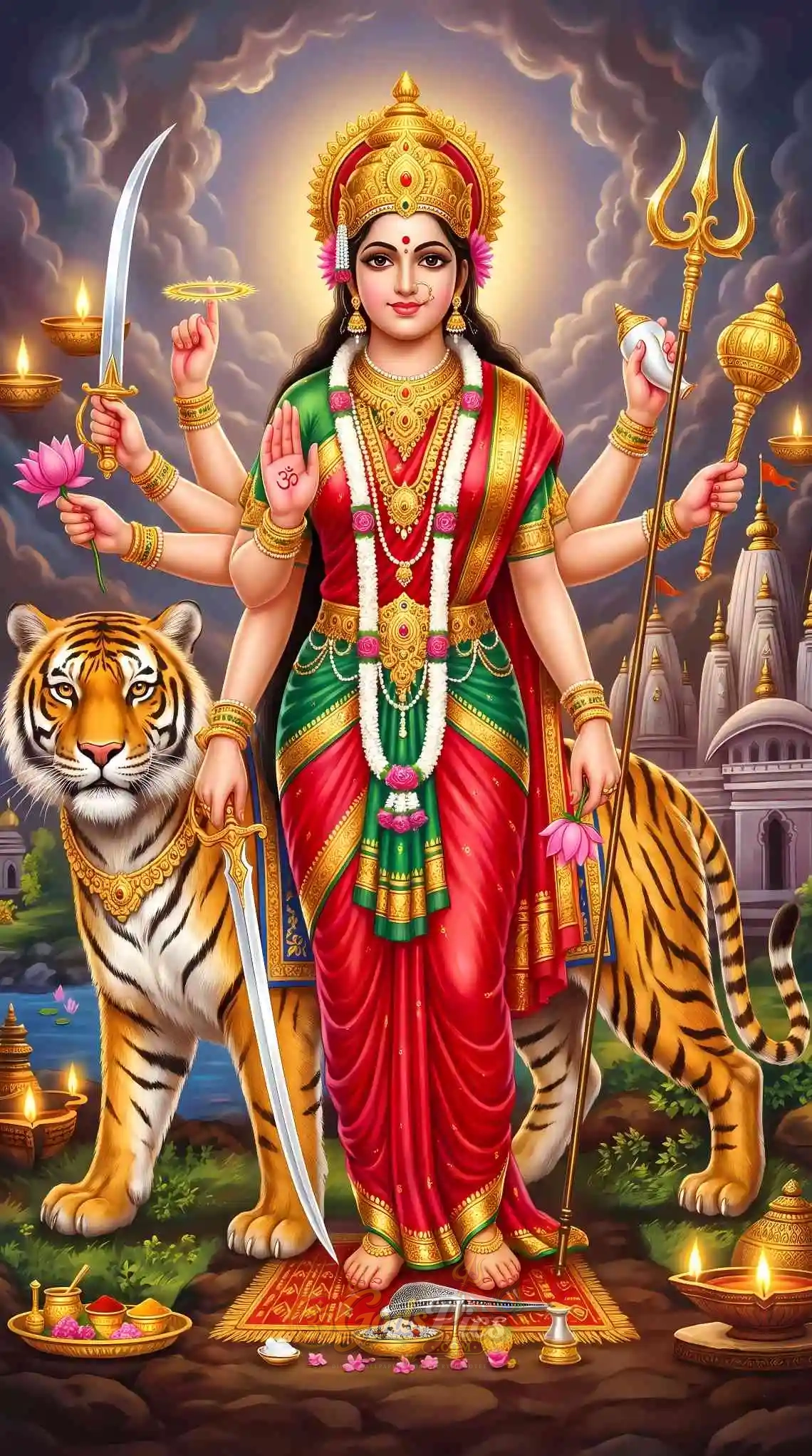 Goddess Durga 4 HD Devotional Wallpapers 2 Goddess Durga 4 HD Devotional Wallpapers - Image 2