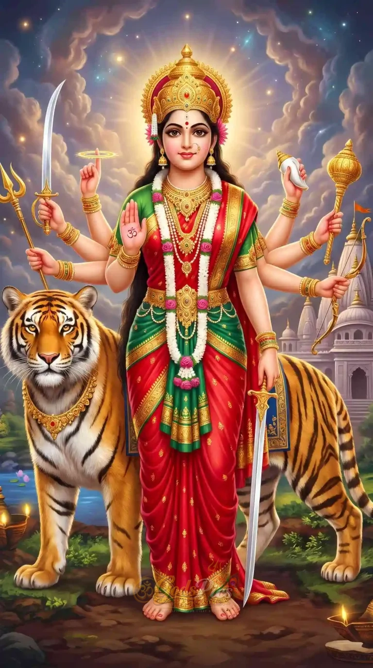 Goddess Durga 4 HD Devotional Wallpapers