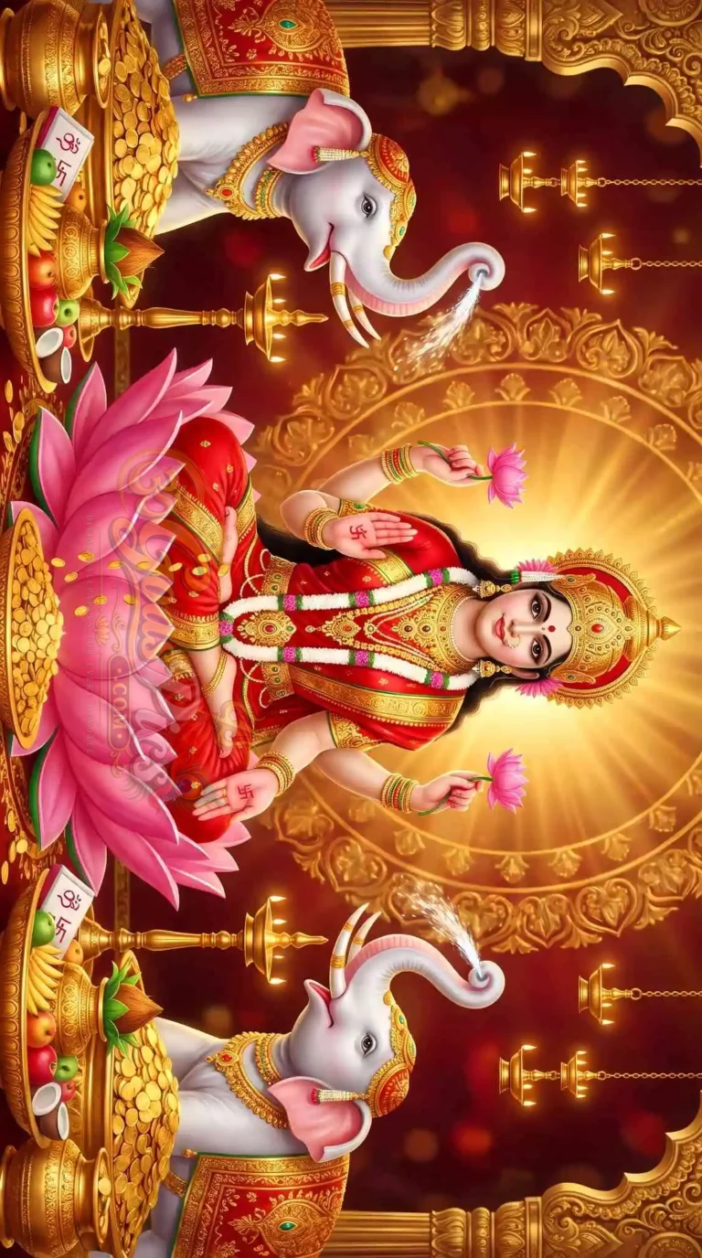 Goddess Lakshmi Beautiful HD Wallpaper for PC & Printing (3 Images)