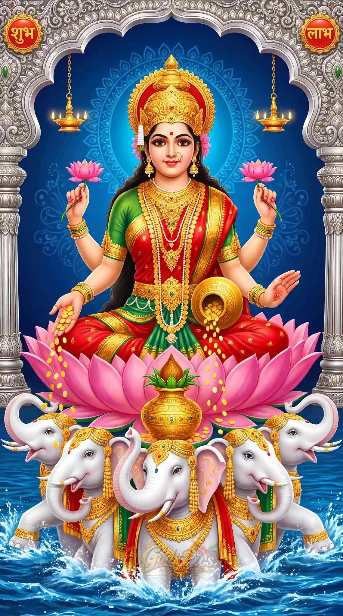 Maa Laxmi 8K HD Wallpaper Download – 2 Images 2 Maa Laxmi 8K HD Wallpaper Download – 2 Images - Image 2