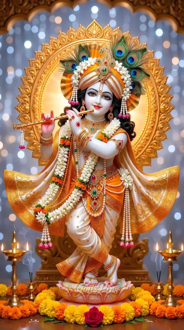 Lord Krishna Wall Art Printing & Framing Wallpaper