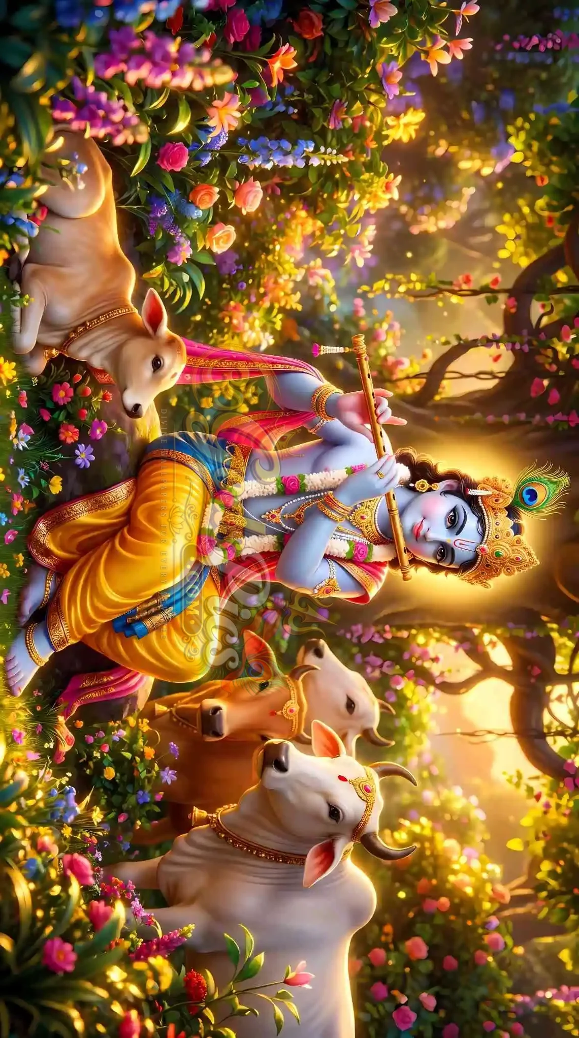 Lord Krishna With Cow 8K HD Wallpaper Download (3 Images) 1 Lord Krishna With Cow 8K HD Wallpaper Download