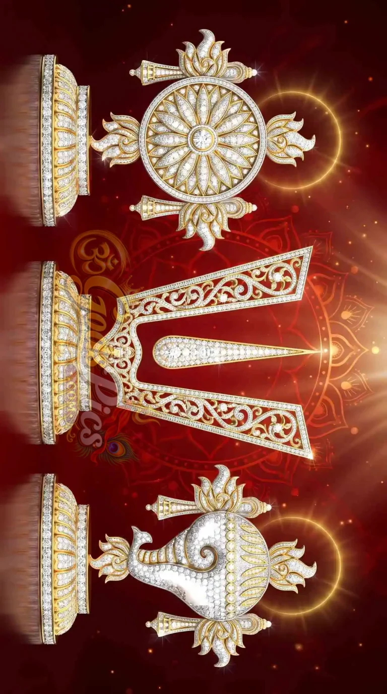 Lord Vishnu Symbols HD Printing Wallpaper Download