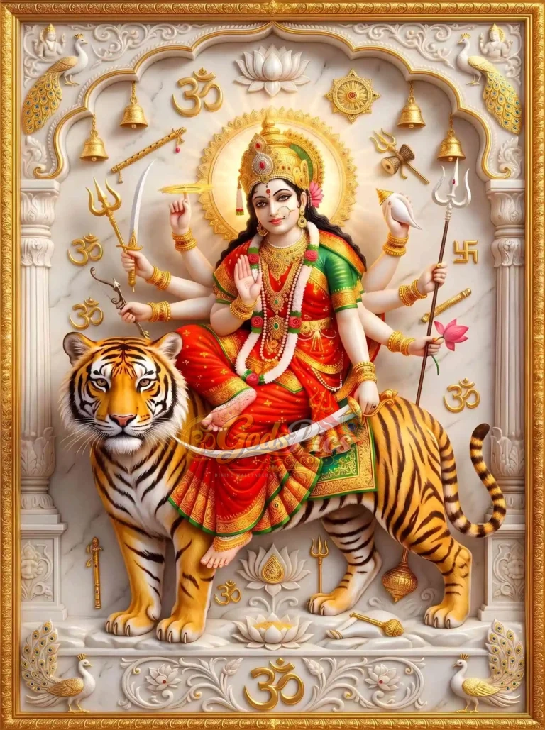 Maa Durga 8K Wallpaper for Print, Poster & Frame