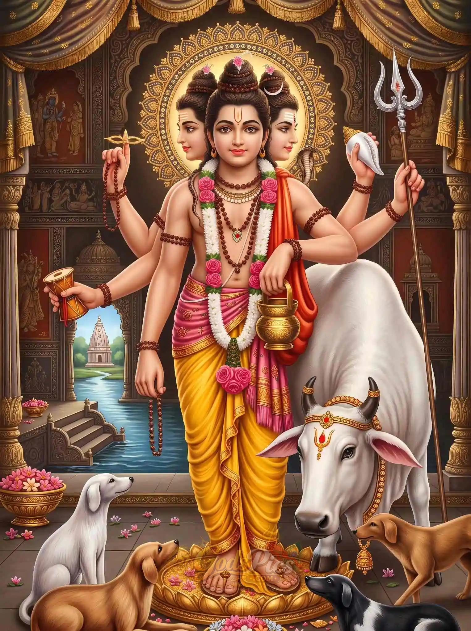 Sri Guru Dattatreya HD Wallpaper Download 1 Sri Guru Dattatreya HD Wallpaper Download
